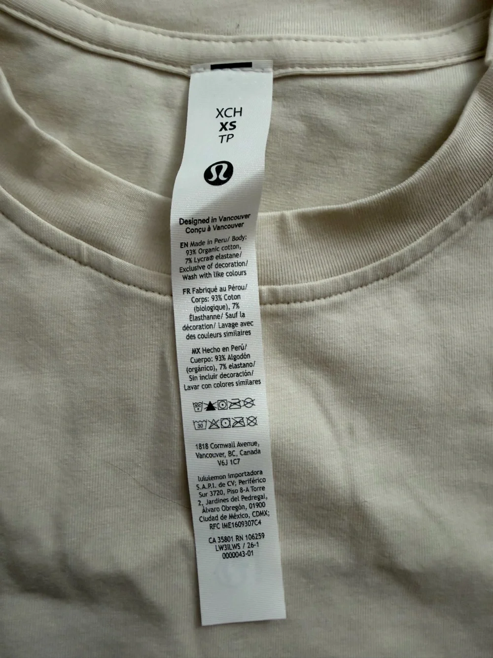 lululemon athletica cotton baby